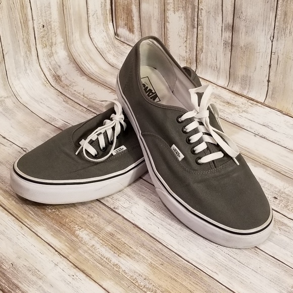 vans authentic pewter black